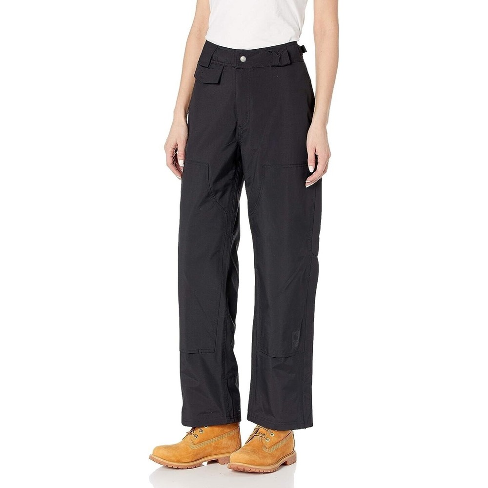 Carhartt Shoreline Waterproof Rain Pants Womens XXL 20 Black Storm Defender NEW